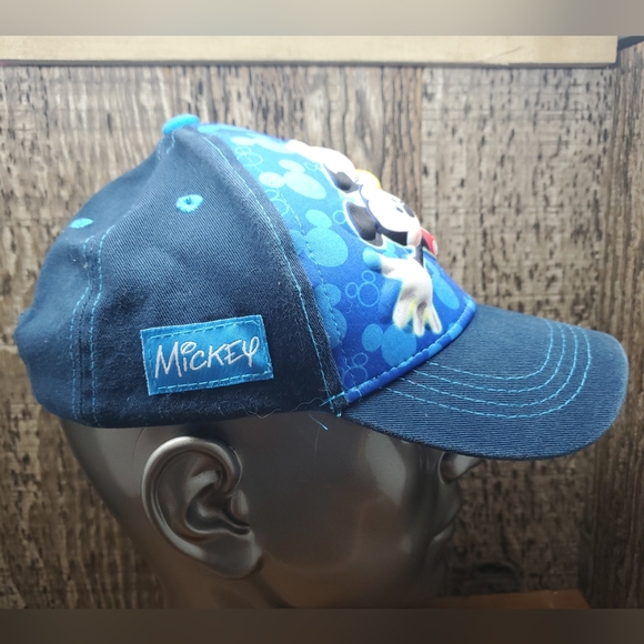 Disney 3D Mickey Mouse Boys Youth Adjustable Snapback Baseball Hat Cap One Size - Picture 6 of 8
